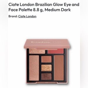 Coates London Brazilian Glow Eye and Face Palette - Medium Dark, 8.8 g